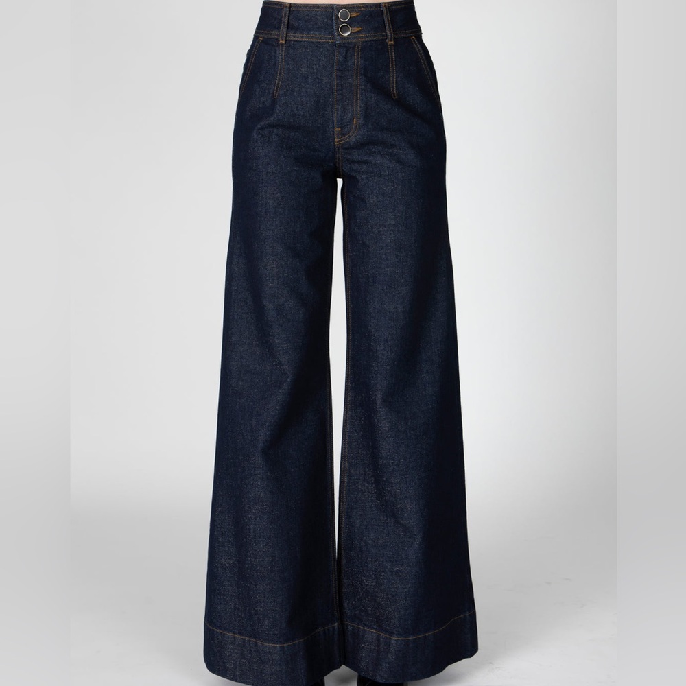 Derek Lam 10 Crosby Millie High Rise Wide Leg Denim Jeans 24